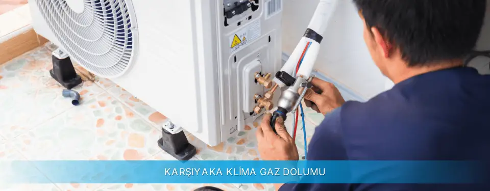 Karşıyaka İlçemi Midea Klima Gaz Dolumu